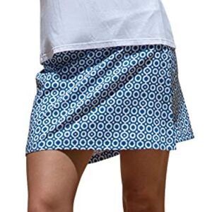 EXCELLENT CONDITION RIPSKIRT HAWAII LARGE DOTDOTDOT CLASSIC BLUE SKIRT LENGTH 2
